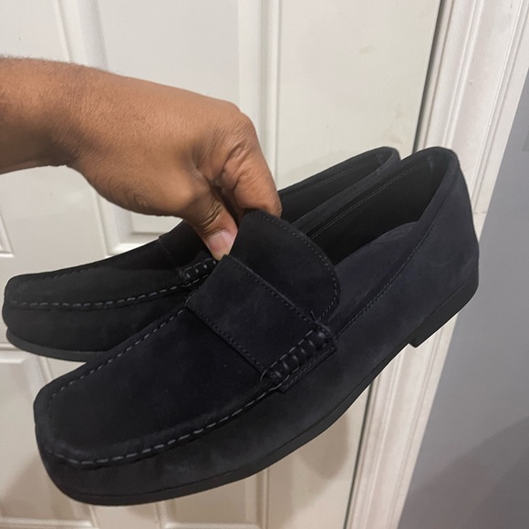 Vince Navy Blue Daly Coastale Loafers shoes Sz 10.5 - Picture 12 of 16